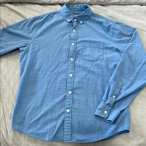 Men's Blue Button-Down Shirt
